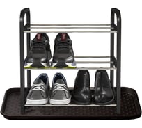 Комплект HOMSU лоток для обуви + полка на 3 яруса HOM-1171
