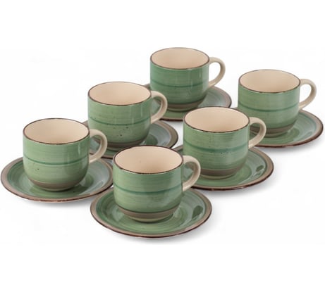 Чайный сервиз DOMENIK FOREST 350 мл, 8 предметов, на 4 персоны DMS007