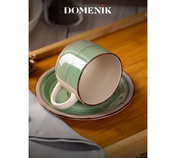 Чайный сервиз DOMENIK FOREST 350 мл, 8 предметов, на 4 персоны DMS007
