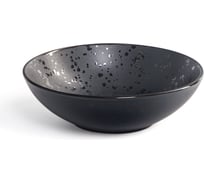 Тарелка суповая DOMENIK DROPS черный, 18.6 см DMD163