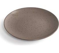 Тарелка обеденная DOMENIK DROPS серо-коричневый, 24.3 см DMD151