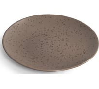 Тарелка десертная DOMENIK DROPS серо-коричневый, 20 см DMD152