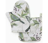 Набор варежка-прихватка Этель, прихватка Готовь с душой 100% хлопок, репс 220 г/кв.м 10283378