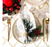 Набор салфеток Этель Forest animals 40х40см 4 шт, 100% хлопок, саржа 190 г/кв.м 7319012