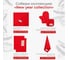 Набор салфеток Этель New year collection,красный 30х40 см, 2 шт, 100% хлопок, саржа 190 г/кв.м 10472188 7