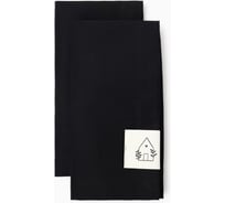 Набор салфеток Этель Home, цвет черный, 40х40 см - 2 шт, 100% хлопок, саржа 190 г/кв.м 10472197