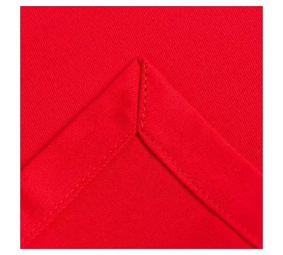 Набор салфеток Этель с декоративными кольцами Red pleasure 40х40 см - 4 шт, 100% хлопок, саржа 190 г/кв.м 7675077