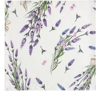Набор салфеток Этель с декоративными кольцами Lavender 40х40 см - 2 шт, 100% хлопок, саржа 9361846