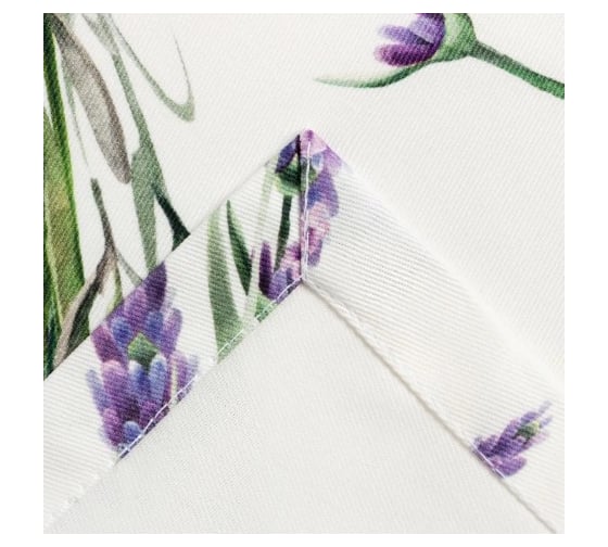 Набор салфеток Этель с декоративными кольцами Lavender 40х40 см - 2 шт, 100% хлопок, саржа 9361846