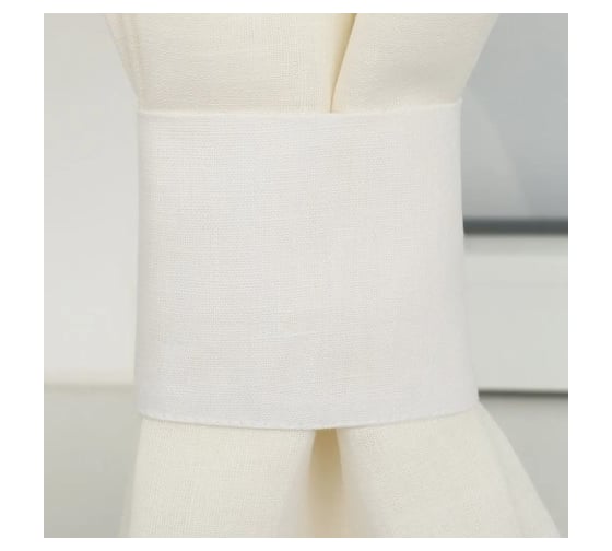 Комплект штор для кухни Этель с подхватами Кitchen linen 150х176 см - 2 шт, 100% лен 240 г/кв.м 10300797