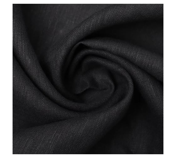 Комплект штор для кухни Этель с завязками Linen collection, grey, 145х180 см - 2 шт, 100% лен 10337604