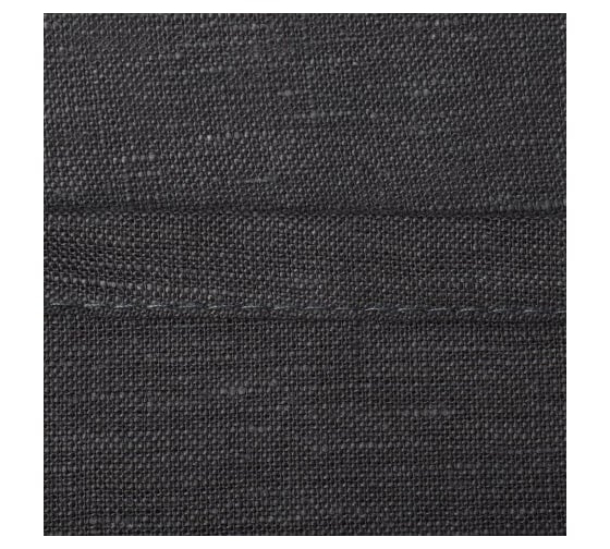 Комплект штор для кухни Этель с завязками Linen collection, grey, 145х180 см - 2 шт, 100% лен 10337604