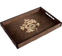 Поднос МУЛЬТИДОМ Гарафена, 35х25х4 см МБ88-494