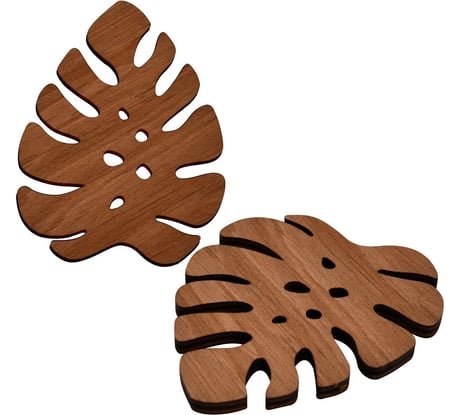 Подставка под горячее МУЛЬТИДОМ Монстера, 12х9,5 см МБ18-388