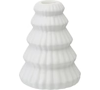 Подсвечник Tkano Nordic mood белого цвета из коллекции New Year Essential, 11 см TK24-NY_CNH0001