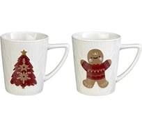 Набор из двух кружек Tkano Joyful Christmas из коллекции New Year Essential, 380 мл TK24-NY_CU0002