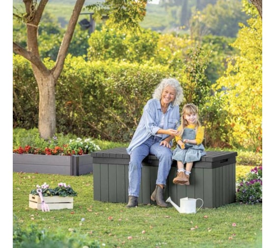 Сундук Keter Darwin 380L зеленый 258896