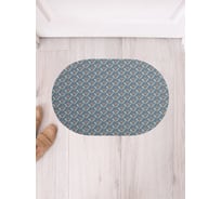 Коврик в прихожую JoyArty овальный Цветы танцуют 58x38 см sbm_430084_58x38