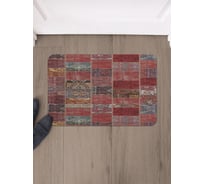 Коврик в прихожую придверный JoyArty Потертый пэчворк 58x38 см sbmrec_7003_58x38