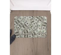 Коврик в прихожую придверный JoyArty прямоугольный Банкноты 58x38 см sbmrec_78097_58x38