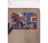 Коврик в прихожую придверный JoyArty прямоугольный Геометрическая картина 58x38 см sbmrec_21395_58x38