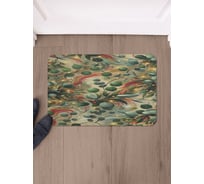 Коврик в прихожую JoyArty прямоугольный Листья в огоньках 58x38 см sbmrec_sd3948_58x38