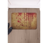Коврик в прихожую JoyArty прямоугольный Кровавая стена 58x38 см sbmrec_sd3846_58x38