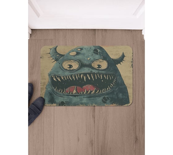 Коврик в прихожую JoyArty прямоугольный Милый монстр 58x38 см sbmrec_sd3852_58x38 1