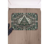 Коврик в прихожую JoyArty прямоугольный Нарядная елочка 58x38 см sbmrec_sd3910_58x38