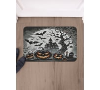 Коврик в прихожую JoyArty прямоугольный Ночь страха 58x38 см sbmrec_sd3931_58x38