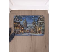 Коврик в прихожую JoyArty прямоугольный Снежная ночь 58x38 см sbmrec_sd3983_58x38