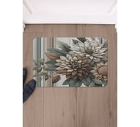 Коврик в прихожую JoyArty прямоугольный Цветы полоски 58x38 см sbmrec_sd3511_58x38