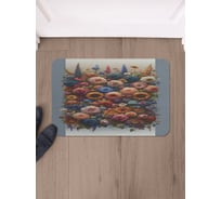 Коврик в прихожую JoyArty прямоугольный Цветочные мотивы 58x38 см sbmrec_sd3421_58x38