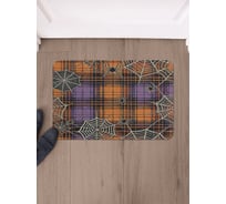 Коврик в прихожую JoyArty прямоугольный Ужасающая клетка 58x38 см sbmrec_sd3934_58x38