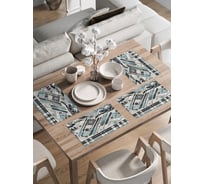 Сервировочные салфетки на стол JoyArty "Горный склон", 30x46 см , серия Новый год и Рождество ser002_sd3943_30x46