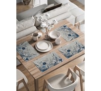 Сервировочные салфетки на стол JoyArty "Фазы луны", 30x46 см , ser002_sd3528_30x46