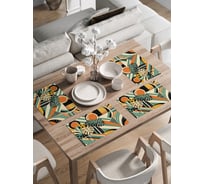 Сервировочные салфетки на стол JoyArty "Графика форм", 30x46 см , ser002_sd3542_30x46