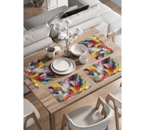 Сервировочные салфетки на стол JoyArty "Картина краской", 30x46 см , ser002_sd3492_30x46