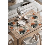 Сервировочные салфетки на стол JoyArty "Абстракция форм", 30x46 см , ser002_sd3547_30x46