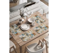 Сервировочные салфетки на стол JoyArty "Тетрис краской", 30x46 см , ser002_sd3499_30x46