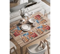 Сервировочные салфетки на стол JoyArty "Новогодняя елка", 30x46 см , серия Новый год и Рождество ser002_sd3984_30x46