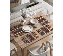 Сервировочные салфетки на стол JoyArty "Фруктовый пир", 30x46 см , ser002_sd3436_30x46