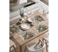 Сервировочные салфетки на стол JoyArty "Винтажные цветы", 30x46 см , ser002_sd3553_30x46