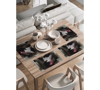 Сервировочные салфетки на стол JoyArty "Рисунок девушки", 30x46 см , ser002_sd3573_30x46