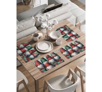 Сервировочные салфетки на стол JoyArty "Утро с подарками", 30x46 см , серия Новый год и Рождество ser002_sd3871_30x46