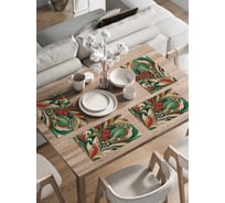 Сервировочные салфетки на стол JoyArty "Густая листва", 30x46 см , серия Новый год и Рождество ser002_sd3917_30x46