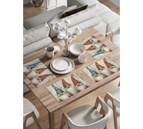 Сервировочные салфетки на стол JoyArty "Три бородача", 30x46 см , серия Новый год и Рождество ser002_sd3993_30x46