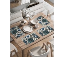 Сервировочные салфетки на стол JoyArty "Зеленые сухоцветы", 30x46 см , ser002_sd3480_30x46