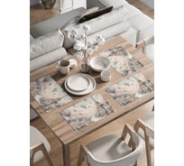 Сервировочные салфетки на стол JoyArty "Нежный Париж", 30x46 см , ser002_sd3554_30x46