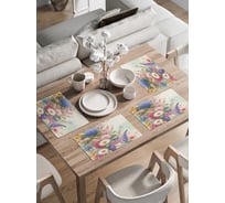 Сервировочные салфетки на стол JoyArty "Цветы в поле", 30x46 см , ser002_sd3427_30x46